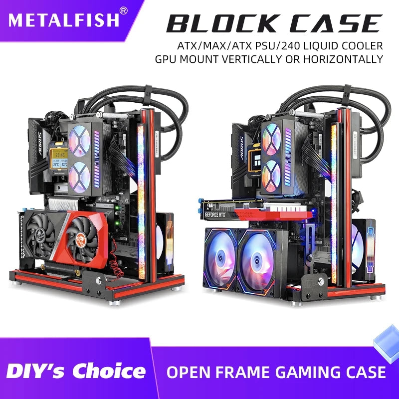 Gabinete Aberto METALFISH BlockCase