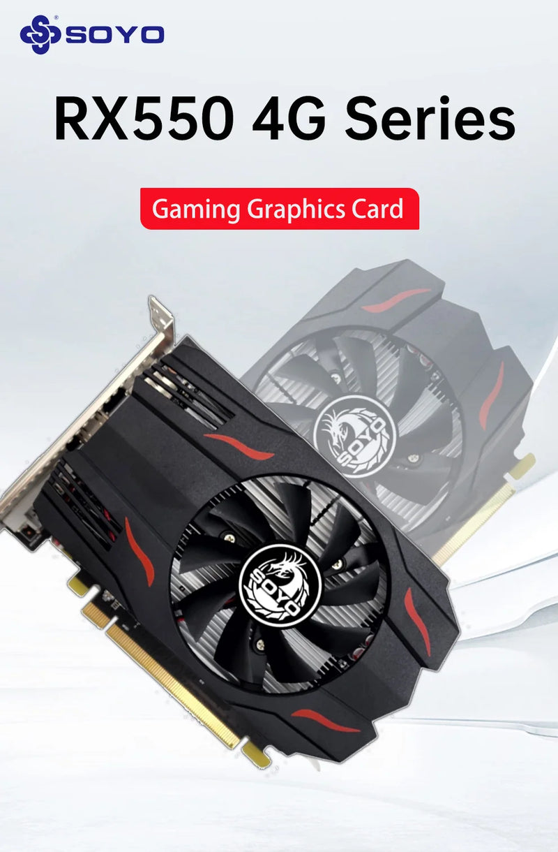 Placa de Vídeo RX 550 4G GDDR5