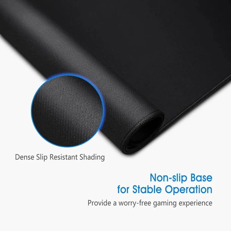 Mouse Pad Grande Preto e Branco