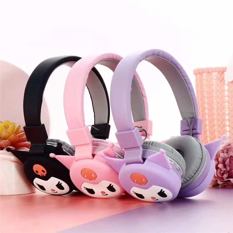 Fone Bluetooth Sanrio Hello Kitty e Kuromi