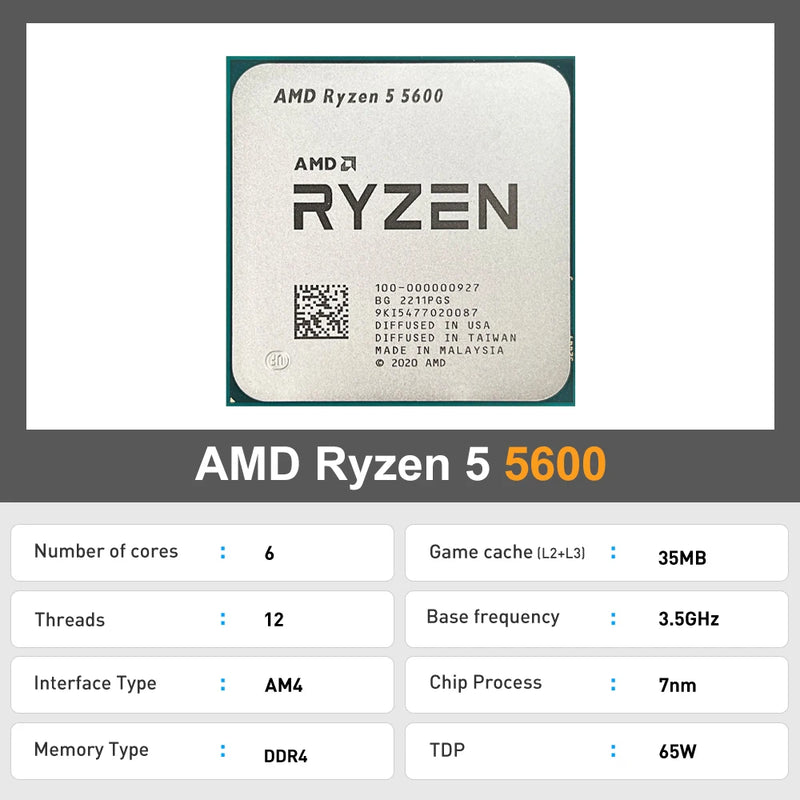 Processador AMD Ryzen 5