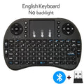 Teclado Sem Fio Mini I8 com Touchpad e Luz de Fundo