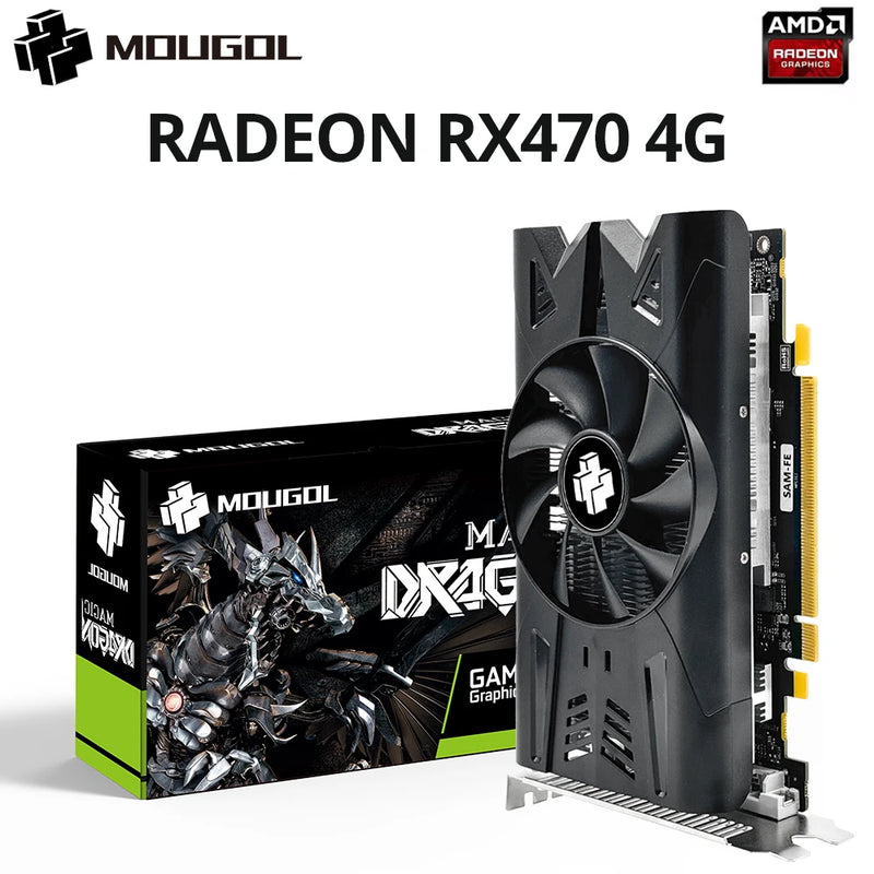 Placa de Vídeo RX 470 4GB GDDR5 - MOUGOL